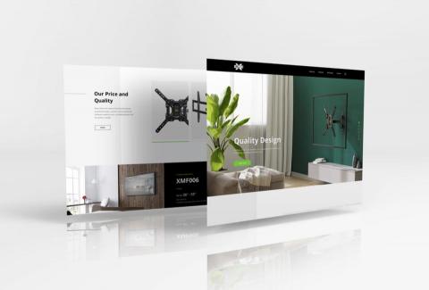 Hend Design - USX MOUNT 為國際電視掛架販售品牌，主要提供各種型號、高品質的電視掛架，主打易於安裝，將電視放到適切的位置上，強調改善空間、安全、改善使用者的觀看體驗的經營理念。在網站設計的表現上，希望以簡約、直覺的調性，表現居家、平易近人的品牌理念