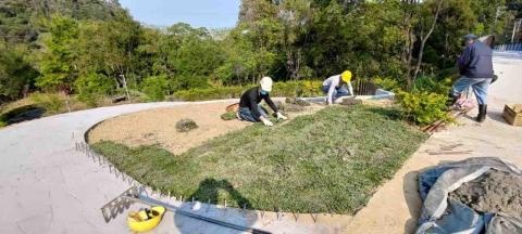 鉅園營造 - 草坪鋪設