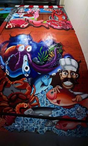 box藝術向前衝 - 新竹竹蓮市場 彩繪