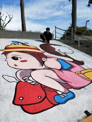 box藝術向前衝 - 台南市水利局 彩繪