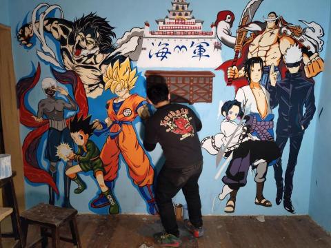 box藝術向前衝 - 動漫壁畫彩繪