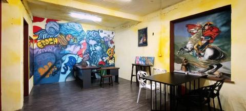 box藝術向前衝 - 辦公室彩繪改造