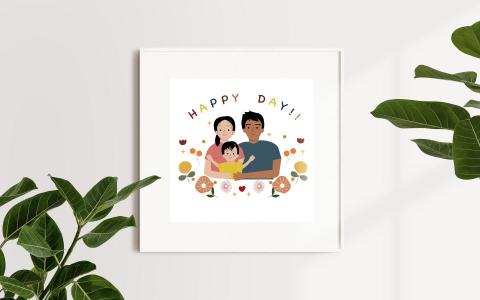 炫炫插畫工作室 - 卡片繪製