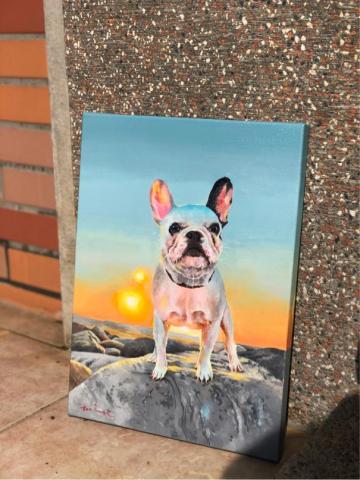 chill studio - 毛小孩壓克力畫