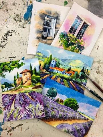 chill studio - 風景水彩畫