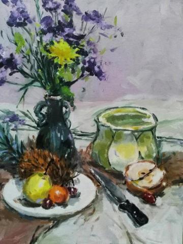 薛存妤 - 油畫靜物