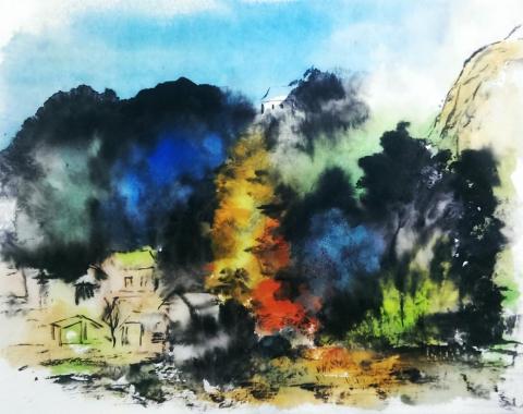 薛存妤 - 水墨創作