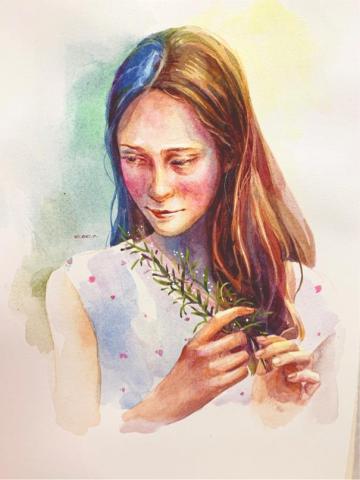 王凱虹藝術工作室 - Coca王凱虹水彩作品範例