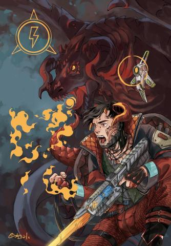 武世珩 - 完整插畫
並加上特殊設計以作日後印刷時燙金