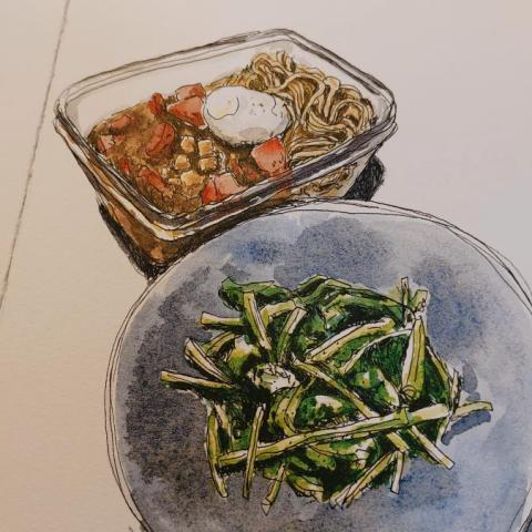 薛存妤 - 輕水彩速寫