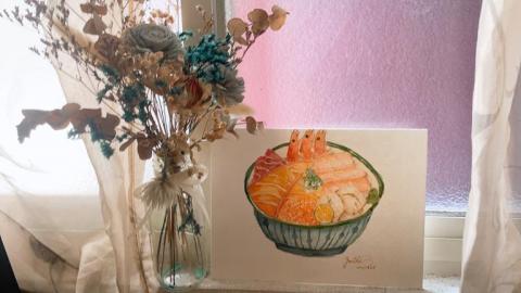 Yvette 蘇 - 水彩畫作在教學中不會強迫 只希望孩子開心 Yvette 蘇 - 水彩畫作在教學中不會強迫 只希望孩子開心