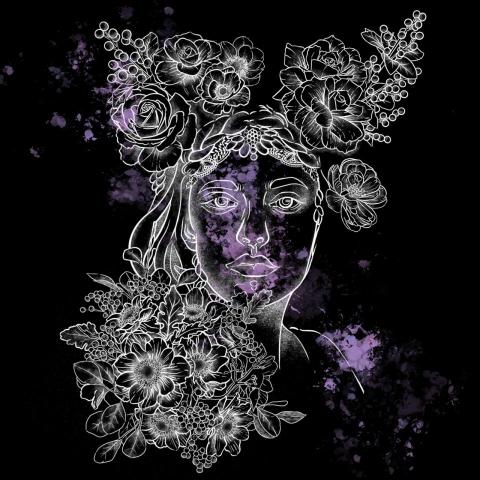 蔡閔宜 - 個人創作，屬於寫實類的線條創作畫