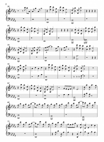 劉詠瀚 - 《Of Angels 》鋼琴譜聽寫