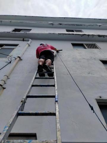 嘉豪防水工程 - 台東成功市區王子飯店外牆施工