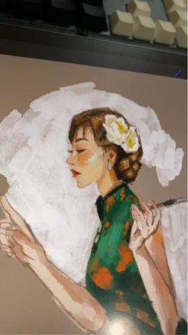 Mouki Art - 過程圖