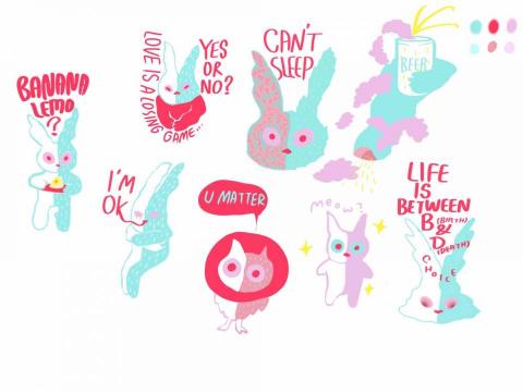 Luka - Line貼圖設計