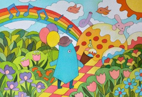 謝佩雯 - 手繪-彩墨插畫 謝佩雯 - 手繪-彩墨插畫