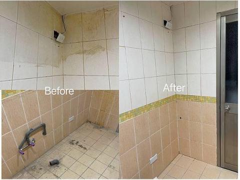 寶實潔專業清潔 - 清潔前，清潔後