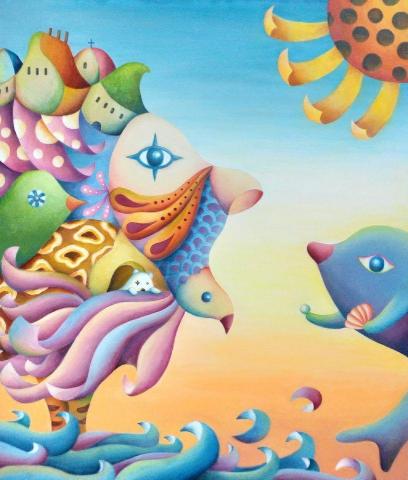 謝佩雯 - 手繪-壓克力插畫 謝佩雯 - 手繪-壓克力插畫