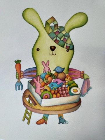 謝佩雯 - 手繪-水彩插畫 謝佩雯 - 手繪-水彩插畫