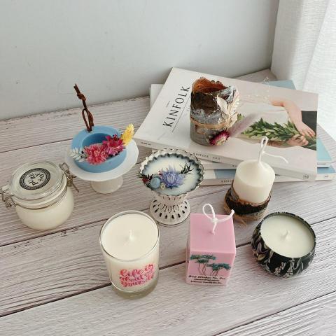 九隻貓工作室/鈎針教學/香氛蠟燭/塔羅占卜 - 