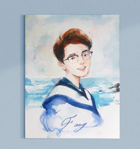 陳力瑜 - 水彩人像