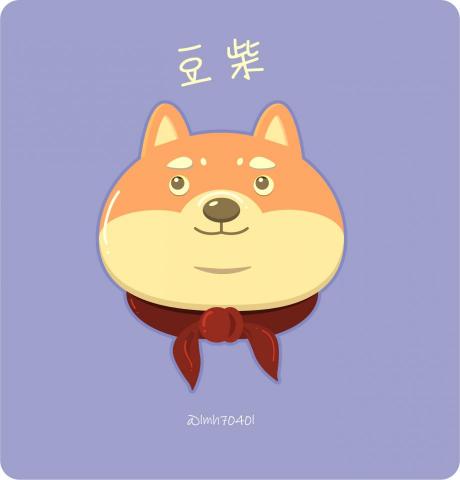 美鵝 - 小柴犬 向量作品
製作工具：AI
