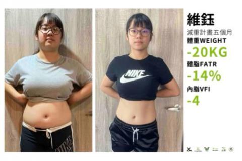 賓賓  X fit studio - 學生成效