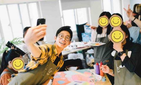 尼克手作 - 參加朋友藝術工作室活動