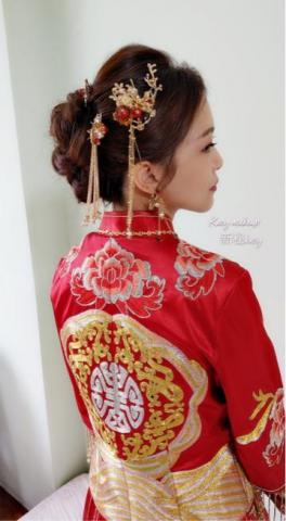 新秘kacy - 中式訂婚造型