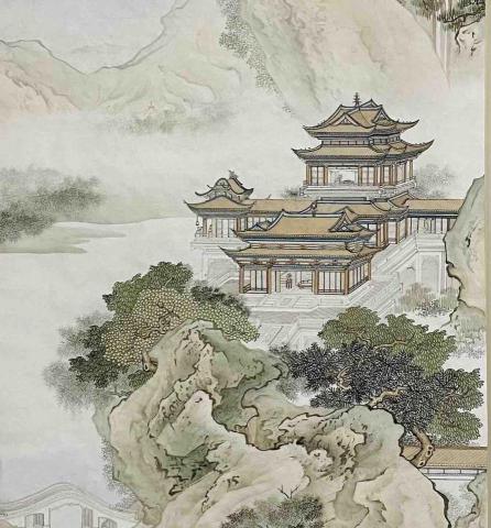 妍蓁個人工作室 - 水墨國畫山水作品