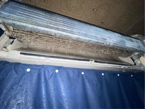 騰躍空調工程 - 室內機清洗前