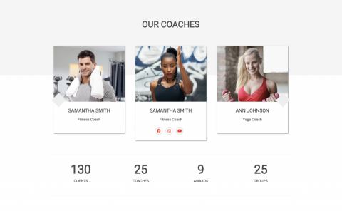 Charlie網頁工作室 - 健身品牌形象網站2