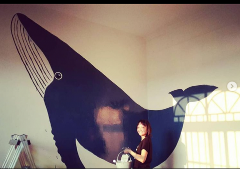 鳥窩藝術工作室 - 單色壁畫