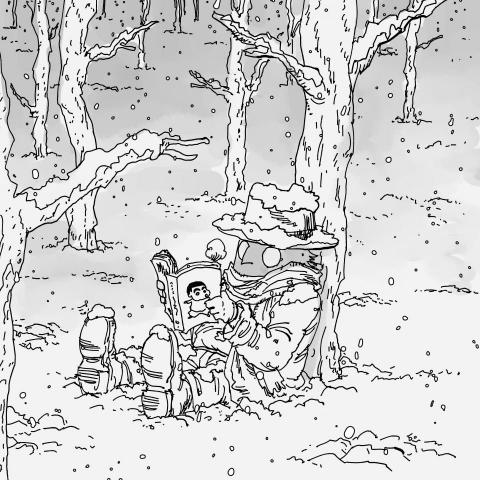 陳俊延 - 小張黑白插畫