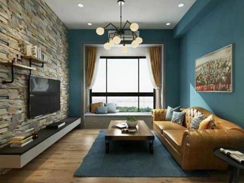 房角石室內裝修設計有限公司 - 工業風
用許多異材質搭配及大膽的配色，讓空間很有個人特色。