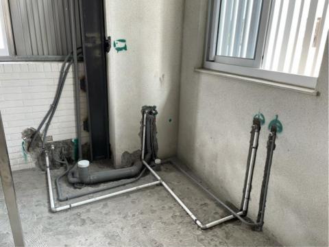 宗欣工程行 - 永康客戶-頂樓增建浴室-配管路