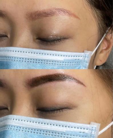 貝蒂里紋繡 - 霧眉轉色