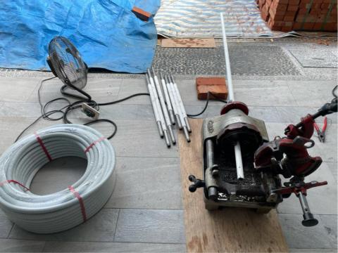 宗欣工程行 - 熱水施作-採用車牙式白鐵批覆管-舊式工法（較耐用）