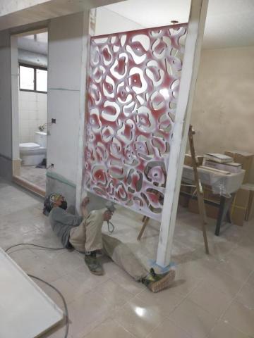 紀凱騰 - 富谷,,,,室內鏤刻牆面上烤漆