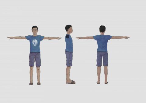 陳俊延 - 角色三視圖