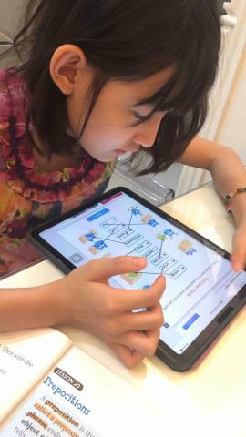 Mika 英文家教一對一💕一對二 - 可愛的妹妹在練習線上考題