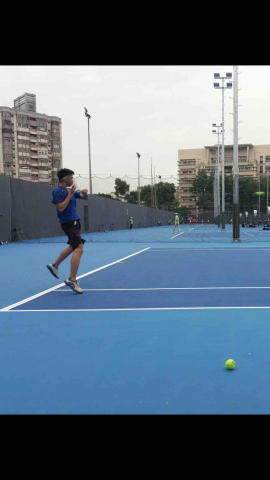 小賴網球教練 - 正拍擊球看不見的球拍?