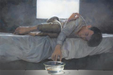 寧靜繪畫工作室 - 油彩，130.0*97.0cm，2016