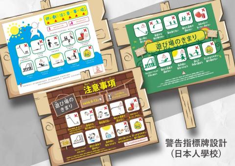simon - 警告牌平面設計
