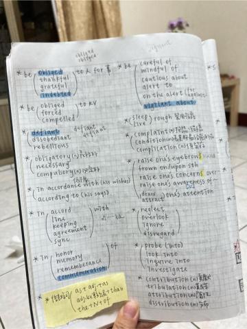 王燕茹 - 英文筆記