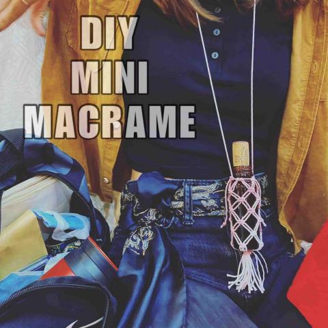 DNA from crochet  - Macrame 小作品 午茶課程教學