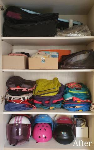 心.整理▪︎Fiona▪︎ - 將物品分門別類，一目了然方便拿取，再依照使用頻率，決定物品高低的擺放定位。