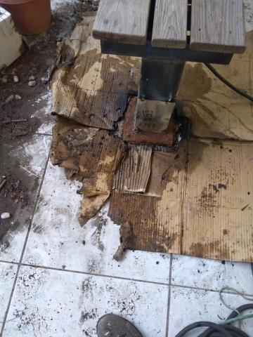 簡宗威 于杰鐵類工程 - 鐵柱補救焊接前 簡宗威 于杰鐵類工程 - 鐵柱補救焊接前