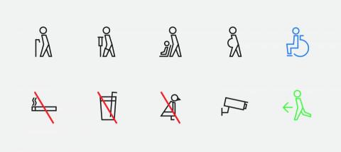 1O Design - 公共運輸系統_標誌設計